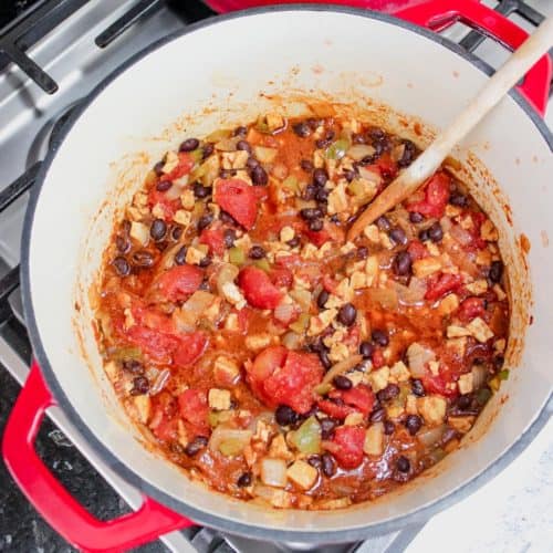 Simple Vegetarian Chili Sin Carne