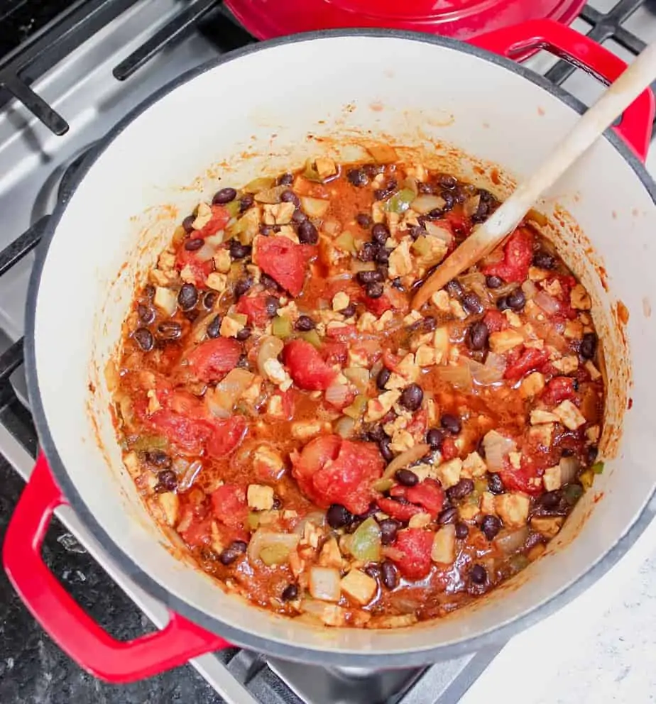 Simple Vegetarian Chili Sin Carne