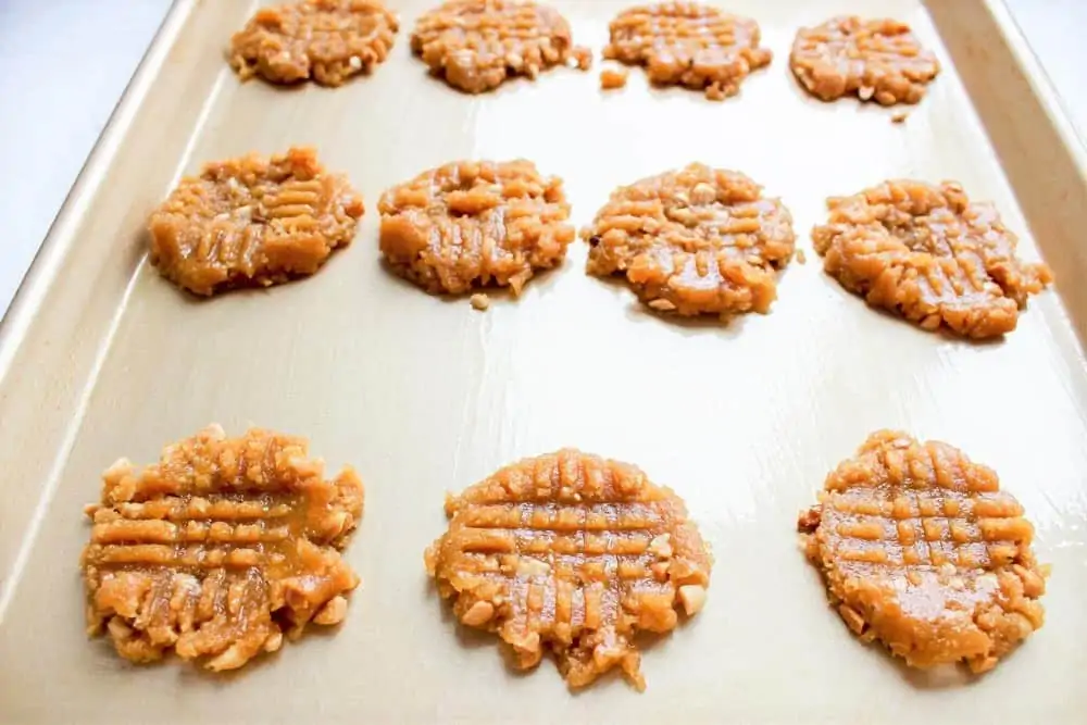 Sugar Free Peanut Butter Cookies