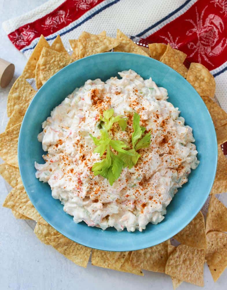 Best Imitation Crab Dip with Old Bay Seasoning - Housewives of