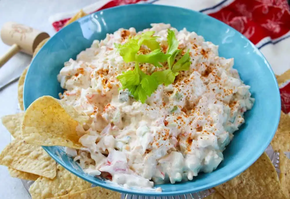 Imitation Crab Dip with Old Bay Seasoning