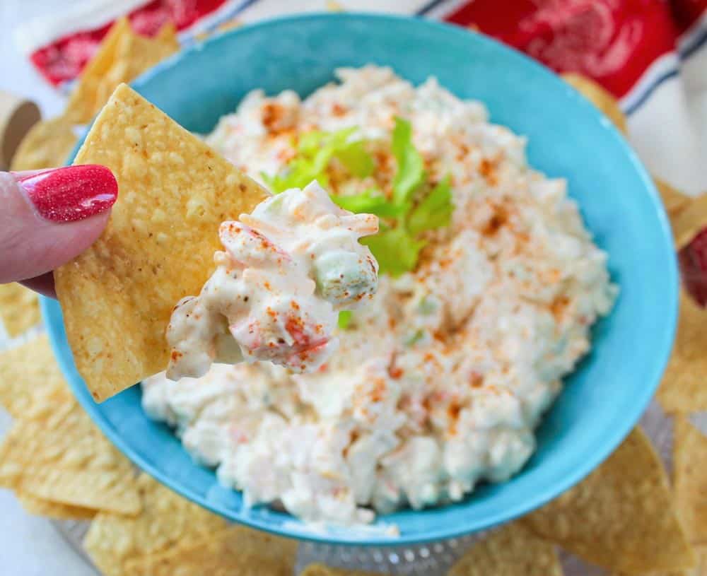 Best Imitation Crab Dip with Old Bay Seasoning - Housewives of