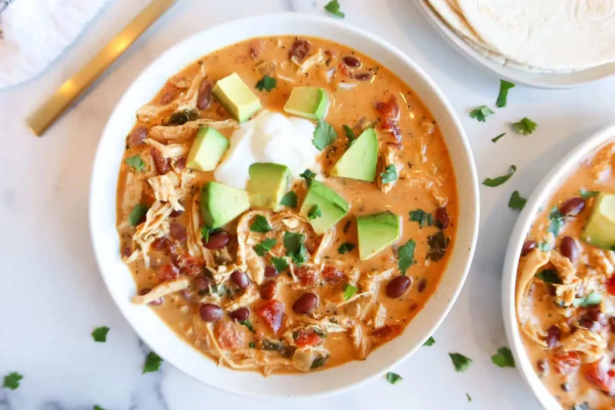 Low carb creamy taco soup