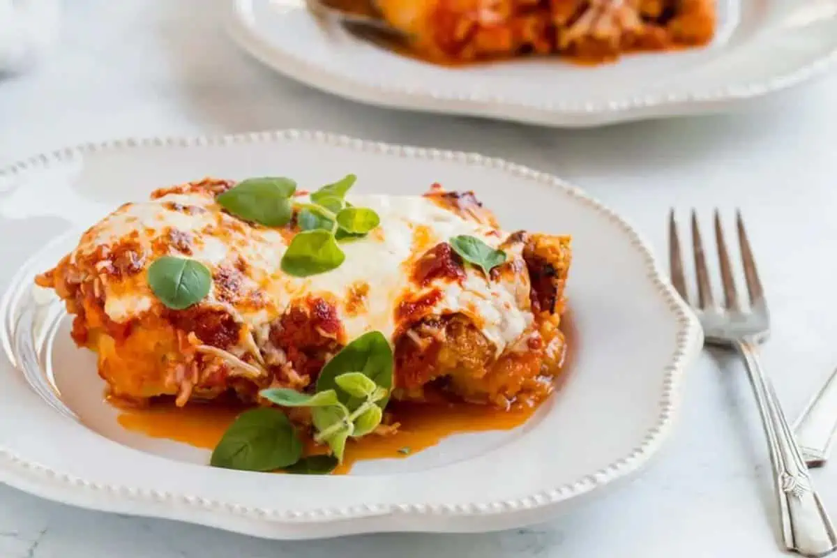 low carb chicken parmesan