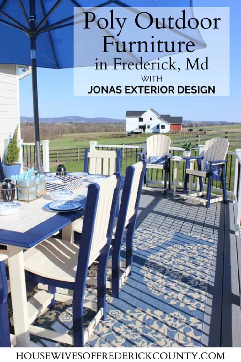 Poly Outdoor Furniture in Frederick Md JoNa's Exterior Design