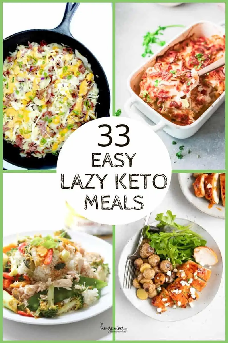 33 Easy Lazy Keto Meals for Breakfast, Lunch, & Dinner