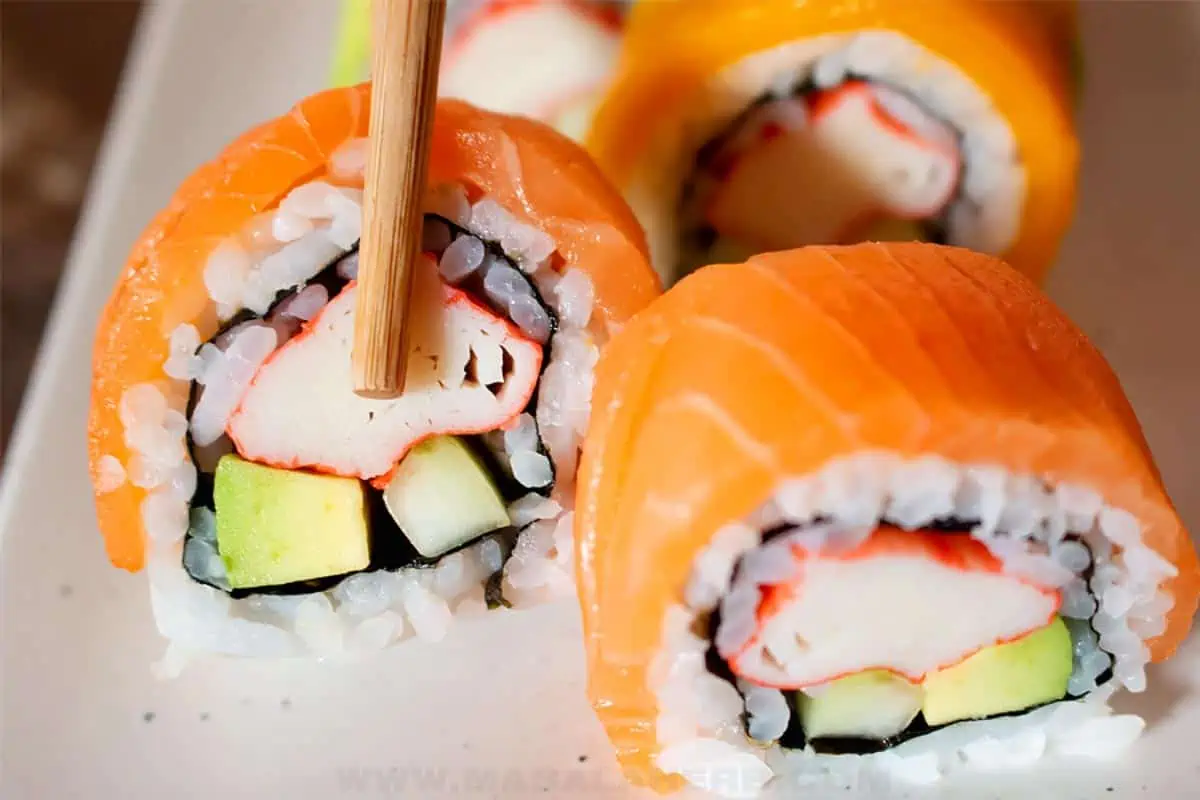 Rainbow Sushi Roll