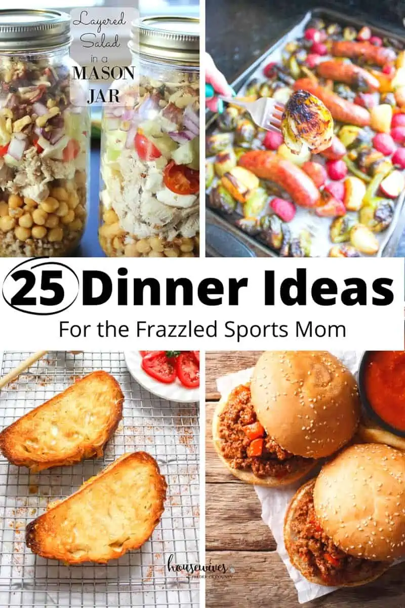 25 Dinner Ideas for the Frazzled Sports Mom