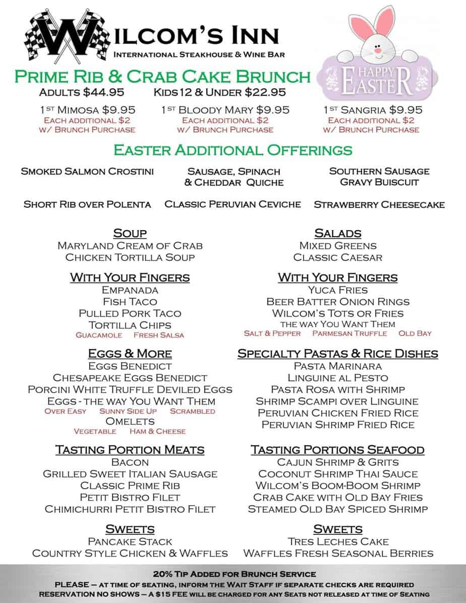 Where To Get Easter Dinner in Frederick Md (2022)