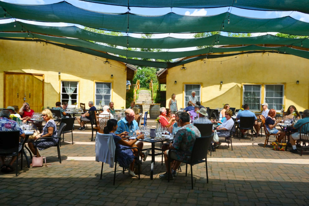 Black Ankle Vineyards tasting area in Mount Airy Maryland