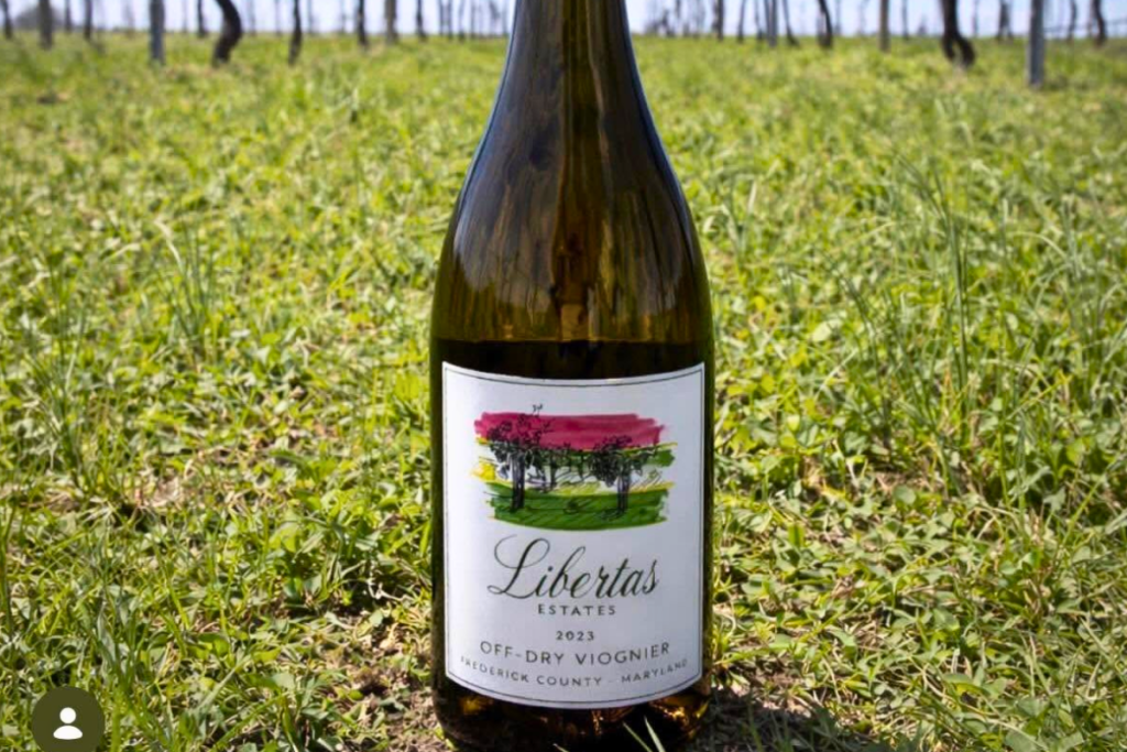 Libertas Estates Winery vineyard in Mount Airy, Maryland