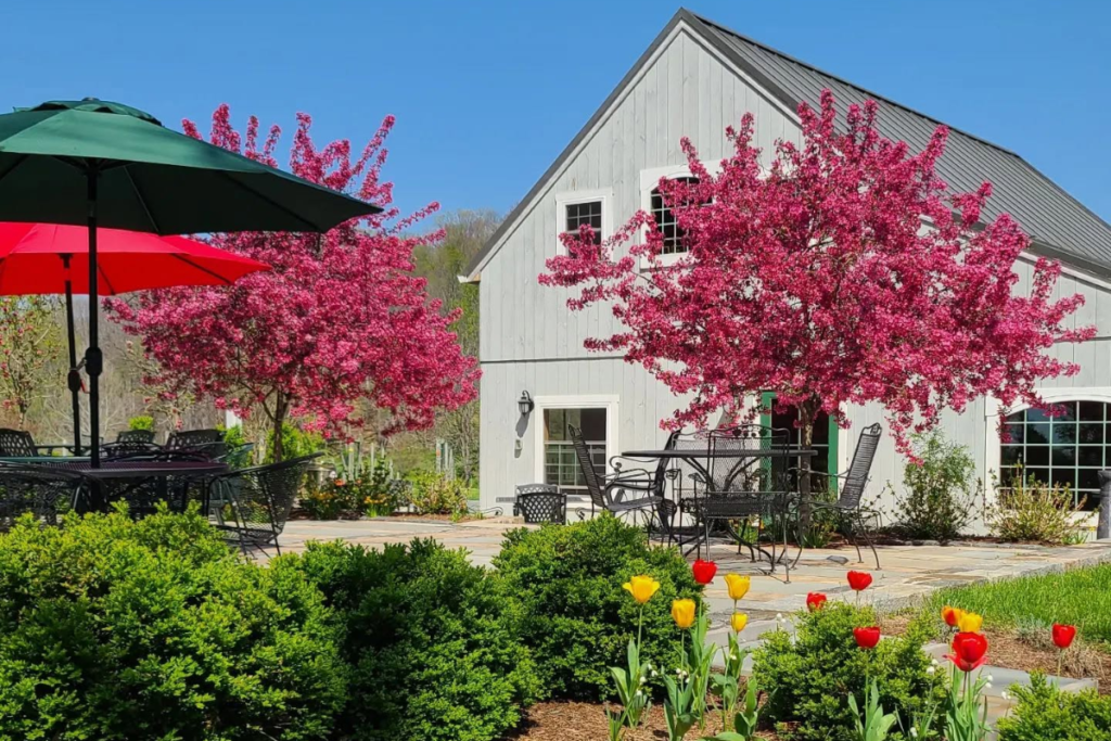 Links Bridge Vineyards near the Monocacy River in Frederick County