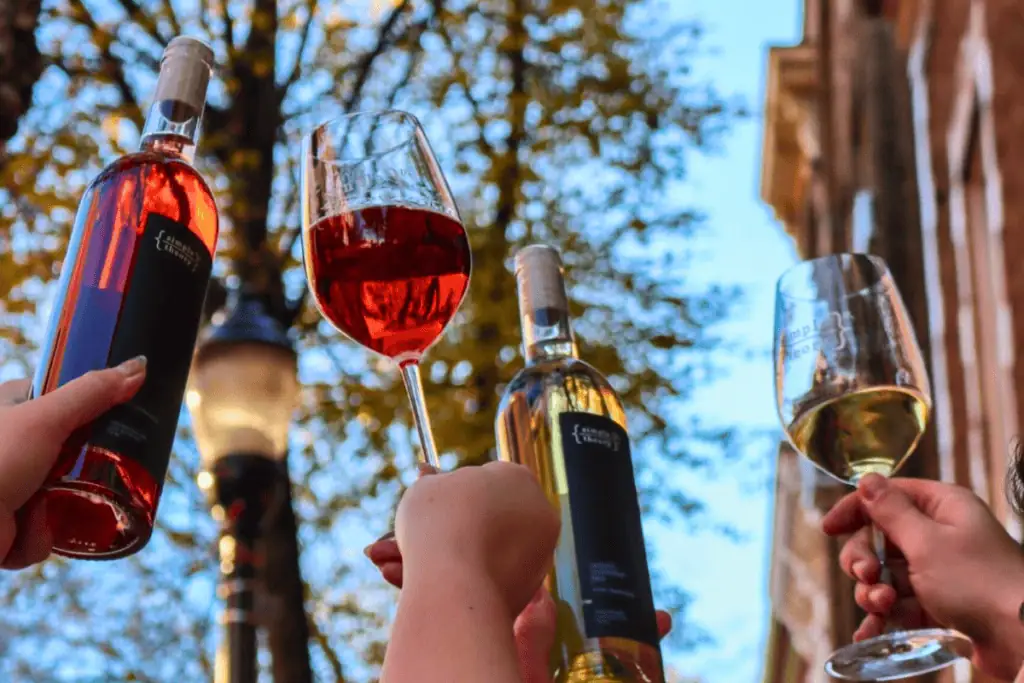 Simple Theory Wine Co tasting lounge in Downtown Frederick Maryland