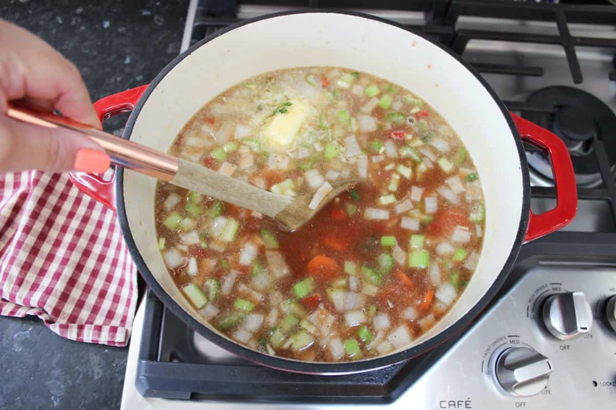 The Best Maryland Crab Soup Recipe - Housewives of Frederick County