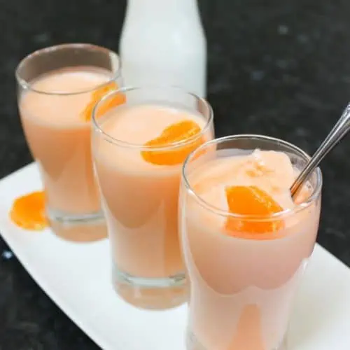 Keto Jello Recipe: Orange Creamsicle Mousse