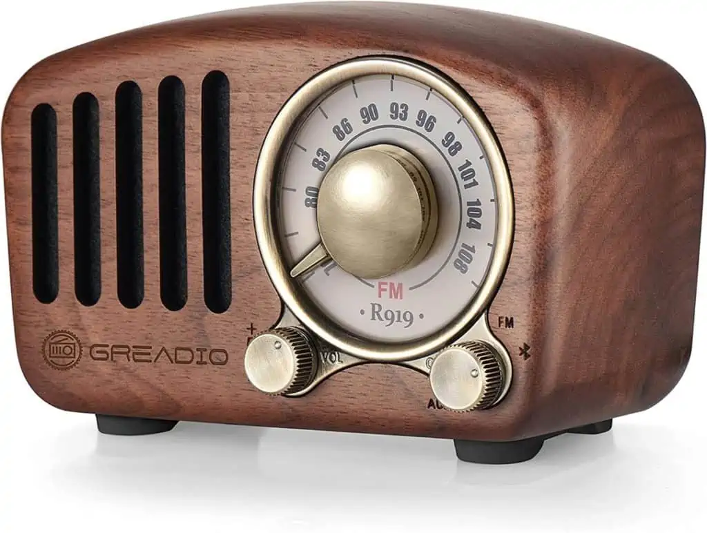 retro radio bluetooth speaker