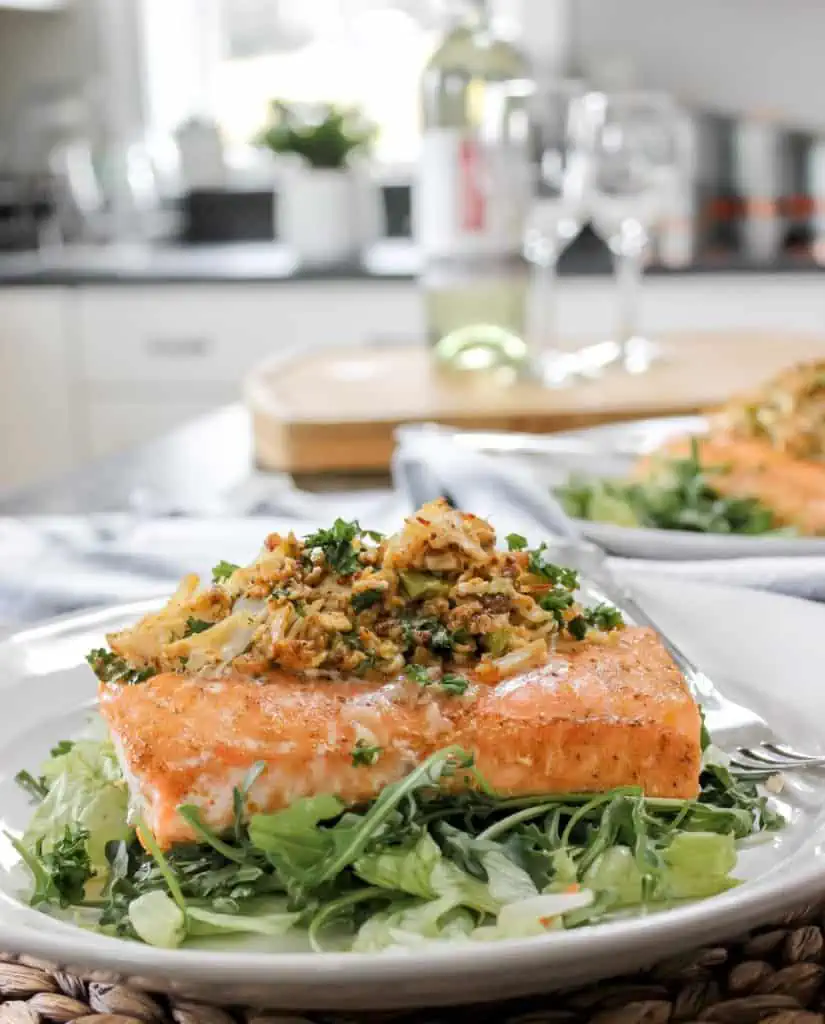 Crab Stuffed Salmon Recipe