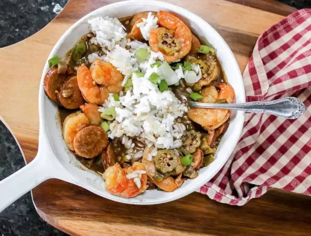 Cajun Shrimp Gumbo Recipe with Andouille Sausage