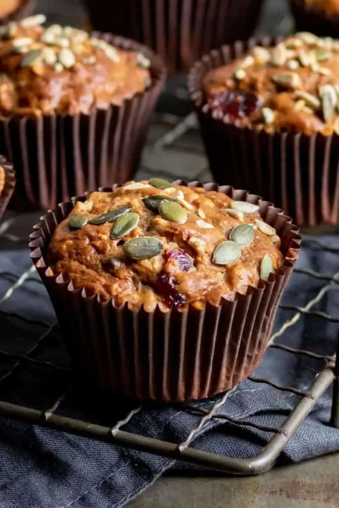 Cranberry Pumpkin Seed Muffins