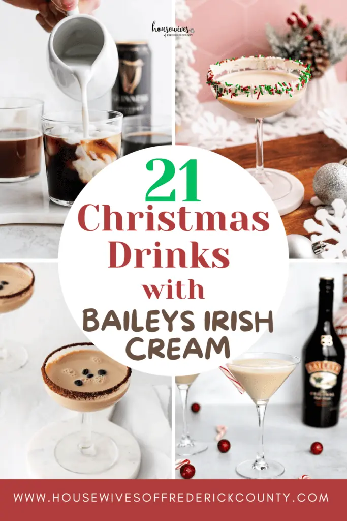 Christmas drinks with Baileys Irish Cream
