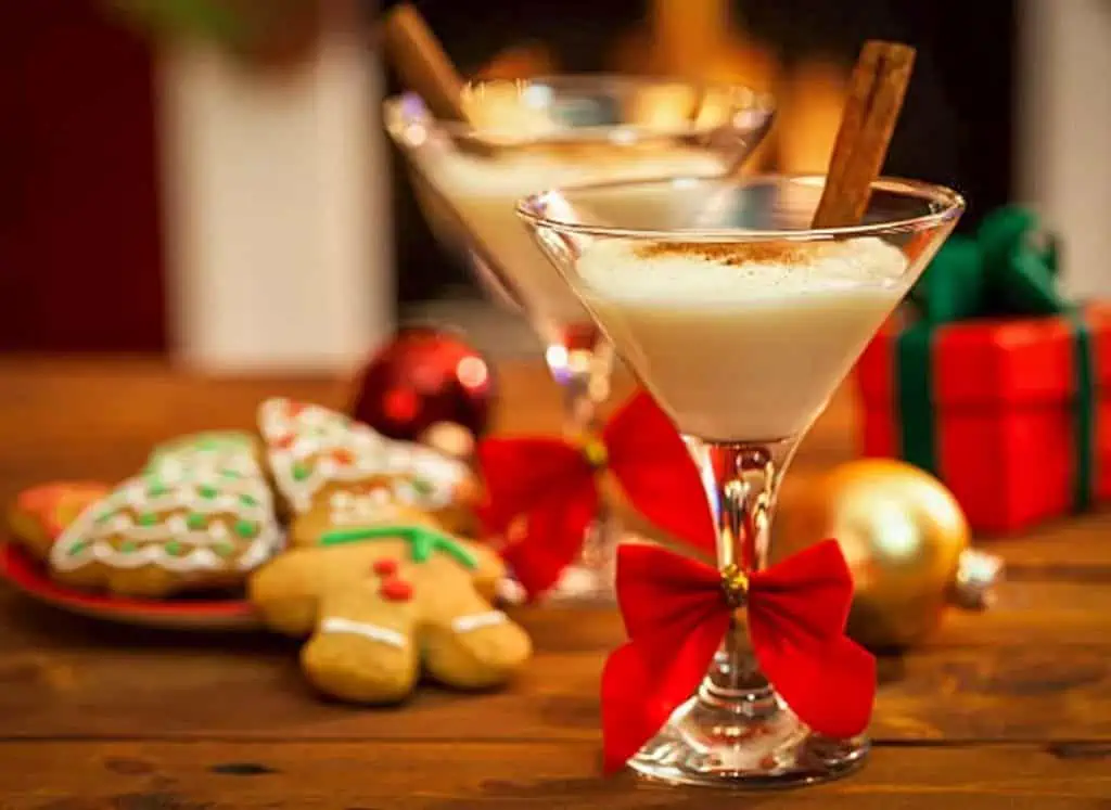 Christmas drinks with Baileys Irish Cream