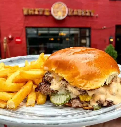 White Rabbit Gastropub Smash Burger  Best Burgers in Frederick MD