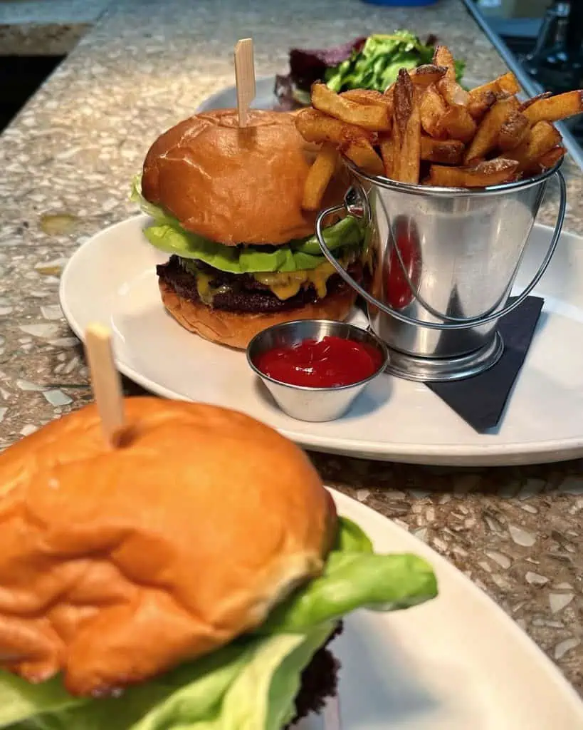 The Wine Kitchen on the Creek wagyu burger