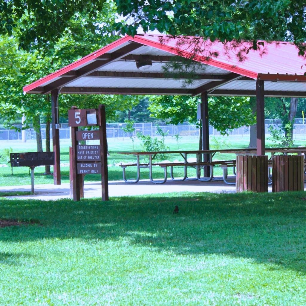 Pinecliff Park shelters and pavilions for private events in Frederick MD