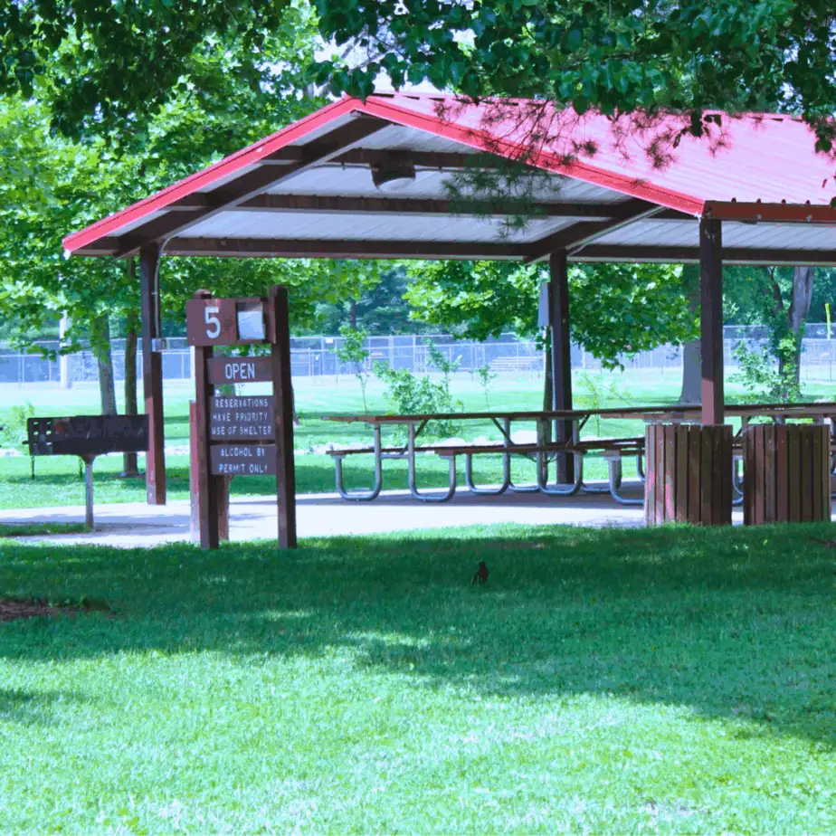 Pinecliff Park shelters and pavilions for private events in Frederick MD