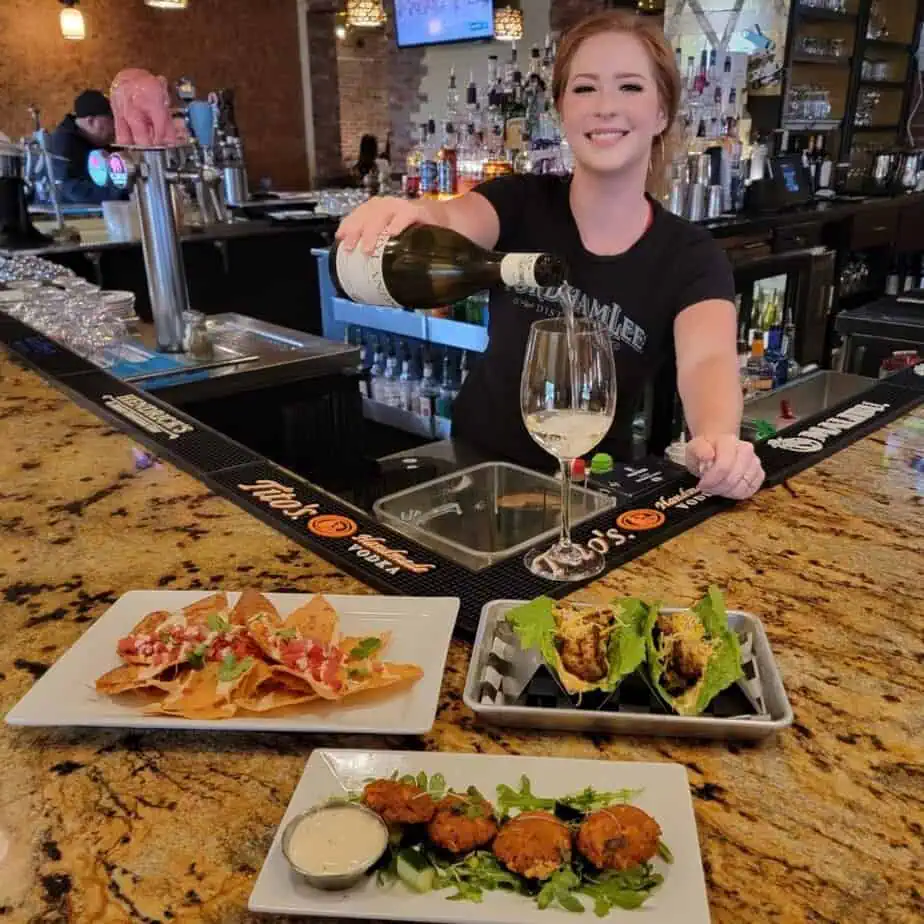 The Main Cup Happy Hour Specials - signature cocktails, beer, wine, bar snacks