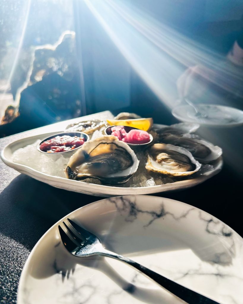 The Wine Kitchen on the Creek Happy Hour Specials - beverages, apps, oysters