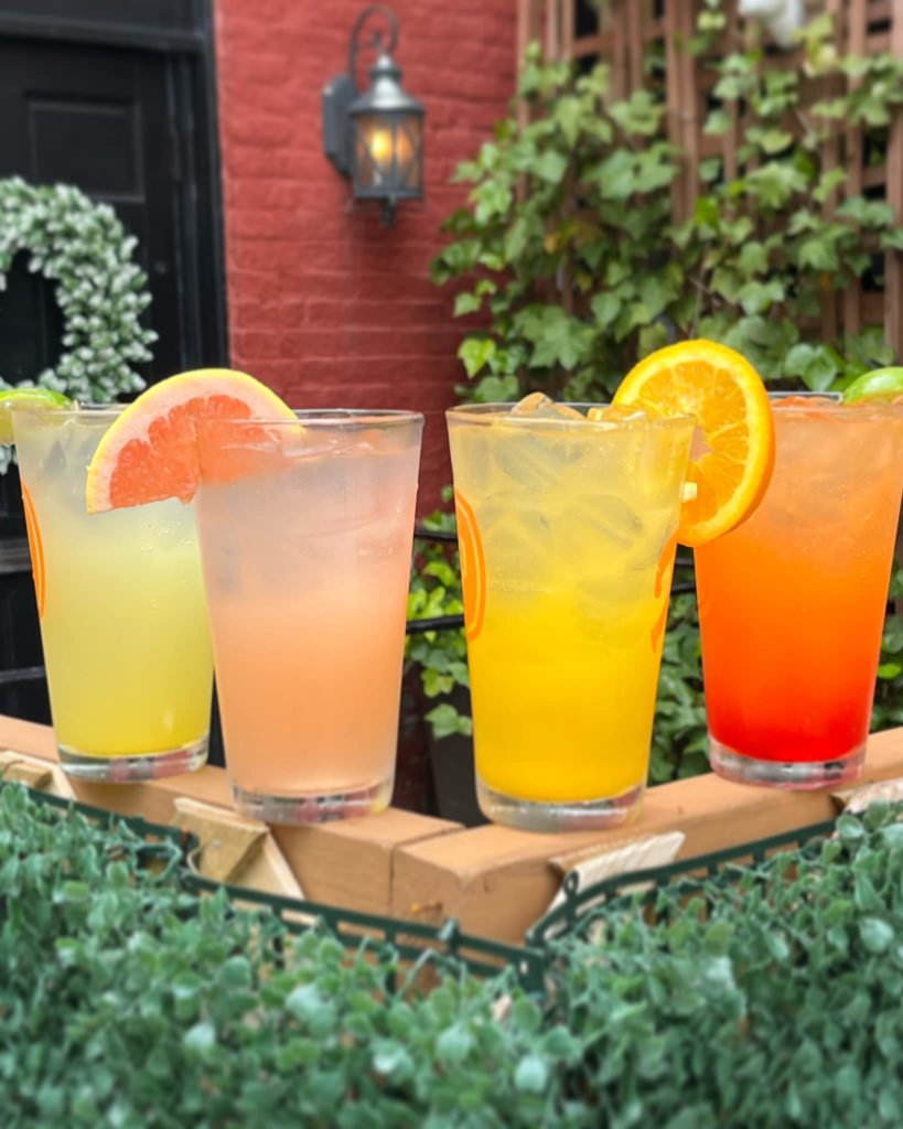 White Rabbit Gastropub Happy Hour Specials - margaritas, crushes, draft pours, cheesy bread, smash burger sliders