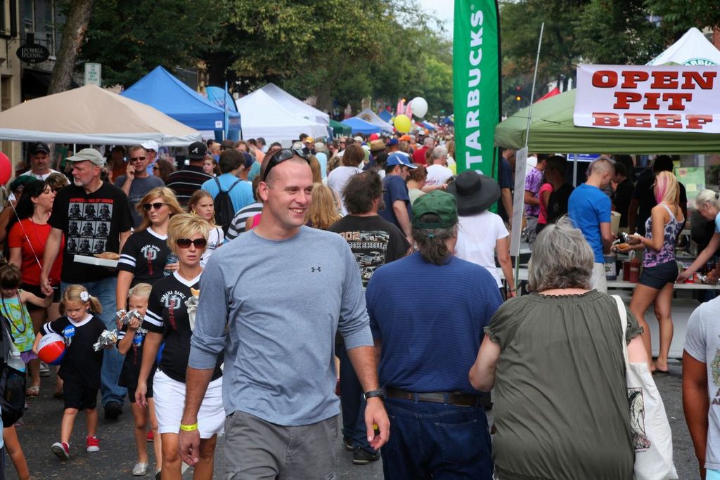 In The Streets festival in Downtown Frederick Maryland