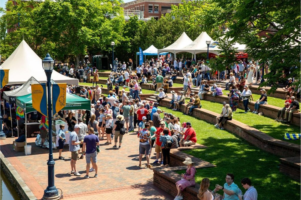 Maryland Craft Beer Festival at Carroll Creek in Frederick MD