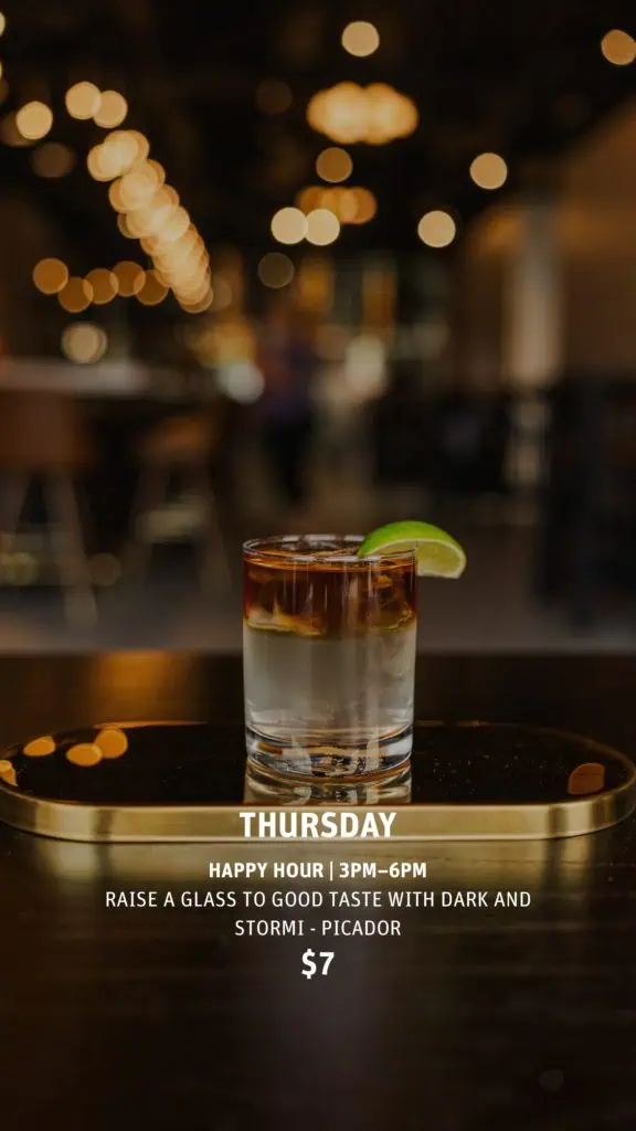 True Standard Distilling Happy Hour Specials