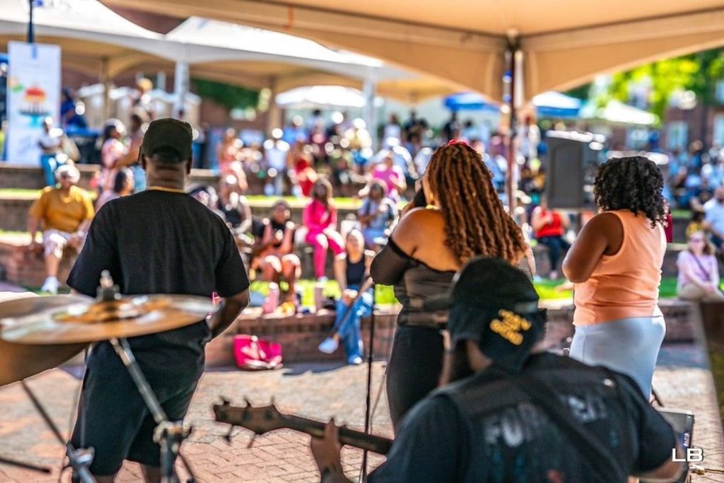 Black Frederick Festival at Carroll Creek in Frederick Maryland