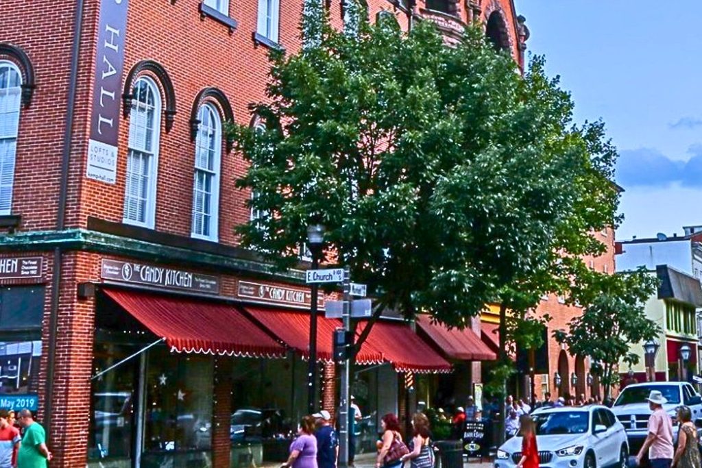 First Saturday event in Downtown Frederick Maryland