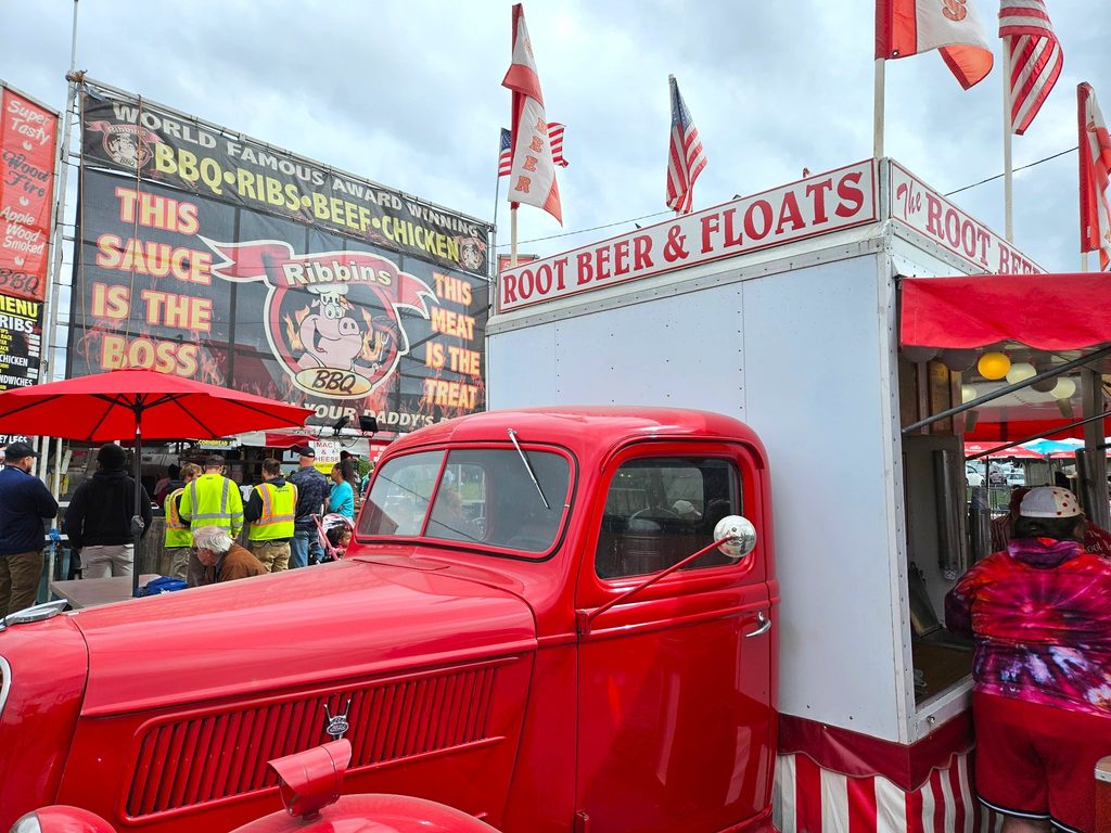 The famous root beer float stand at The Great Frederick Fair
